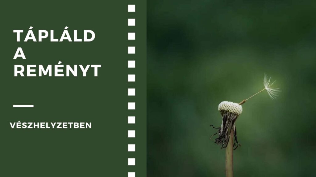 Vészhelyzetben tápláld a reményt